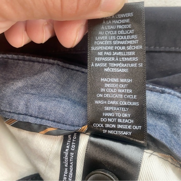 LE 31 Par Simons Stockholm Fit Black Chino Pants 33x32L - Picture 5 of 11